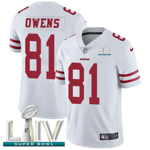 San Francisco 49ers Nike #81 Jordan Matthews White Super Bowl LIV 2020 Youth Stitched NFL Vapor Untouchable Limited Jersey